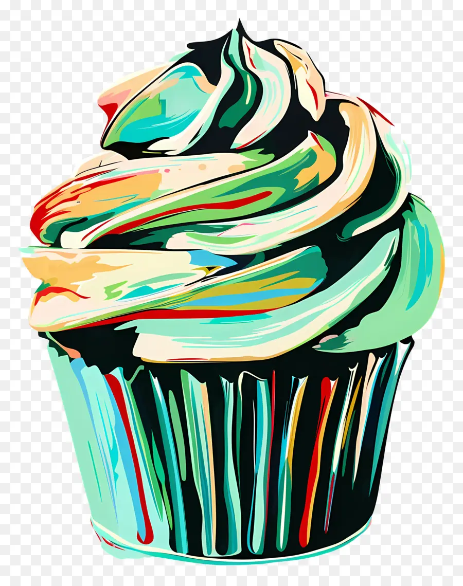 Magdalena，Cupcake Arcoiris PNG