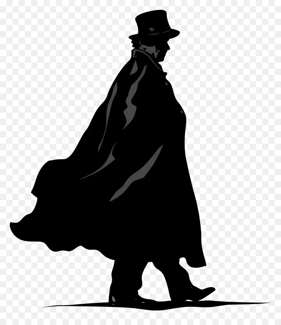 Sherlock Holmes Silhouette，Hombre Misterioso PNG