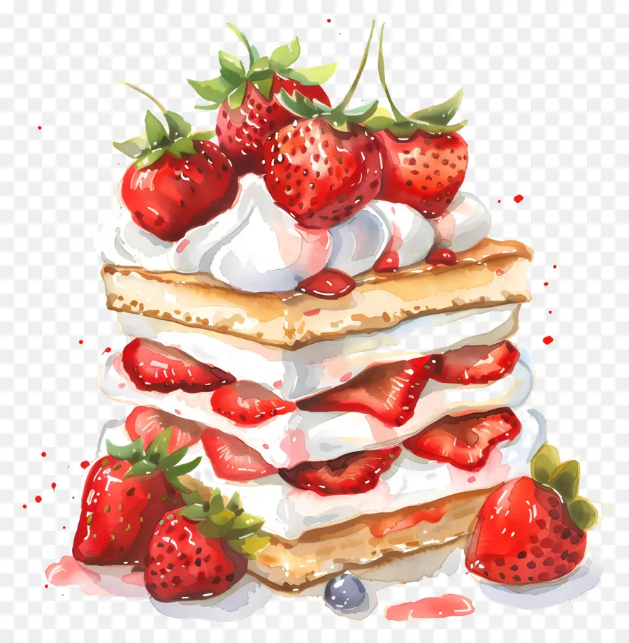 Strawberry Shortcake，De Postre PNG