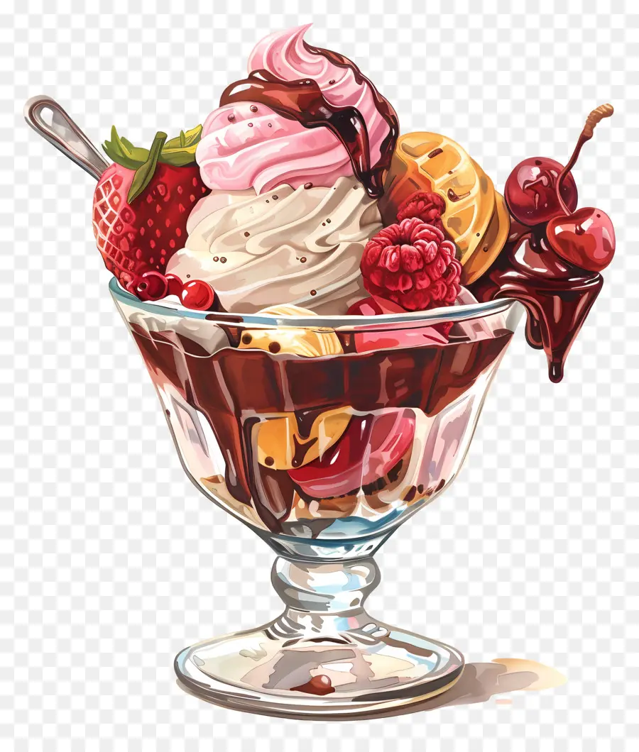 Copa De Helado，Helado PNG