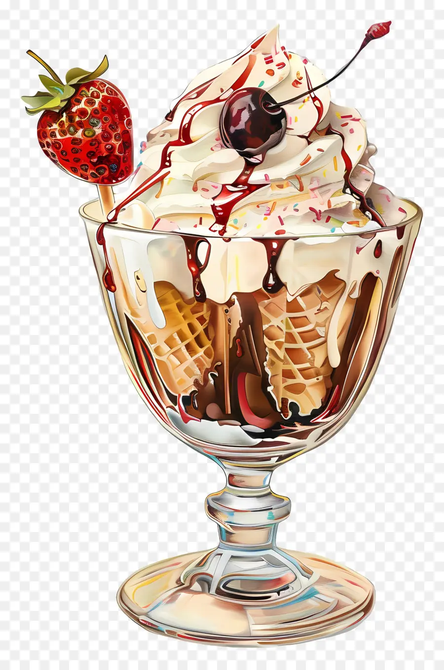 Helado De Helado，Helado PNG