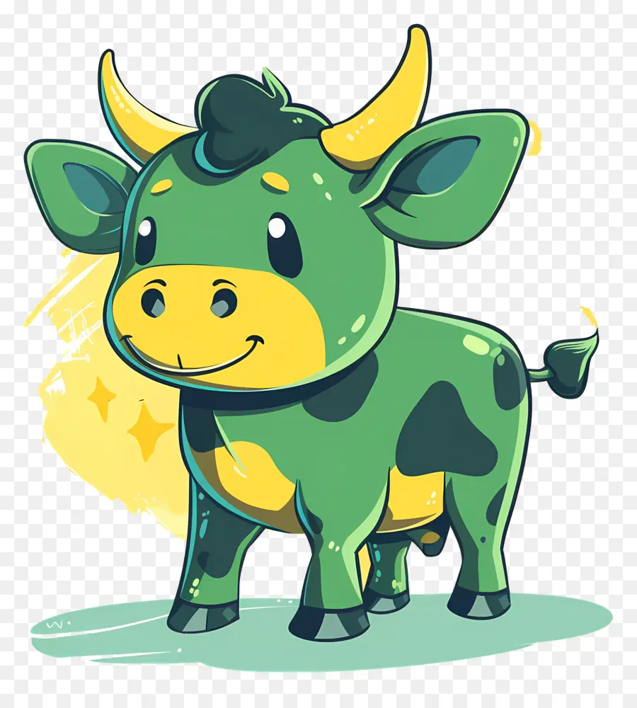 Lindo Vaca，Vaca Verde PNG