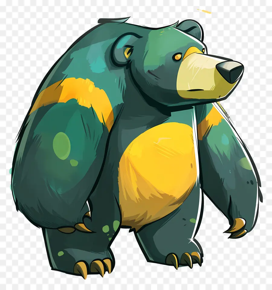 Cartoon Bear，Oso PNG