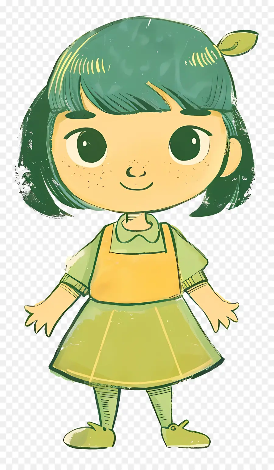 Niña De Dibujos Animados，Chica PNG