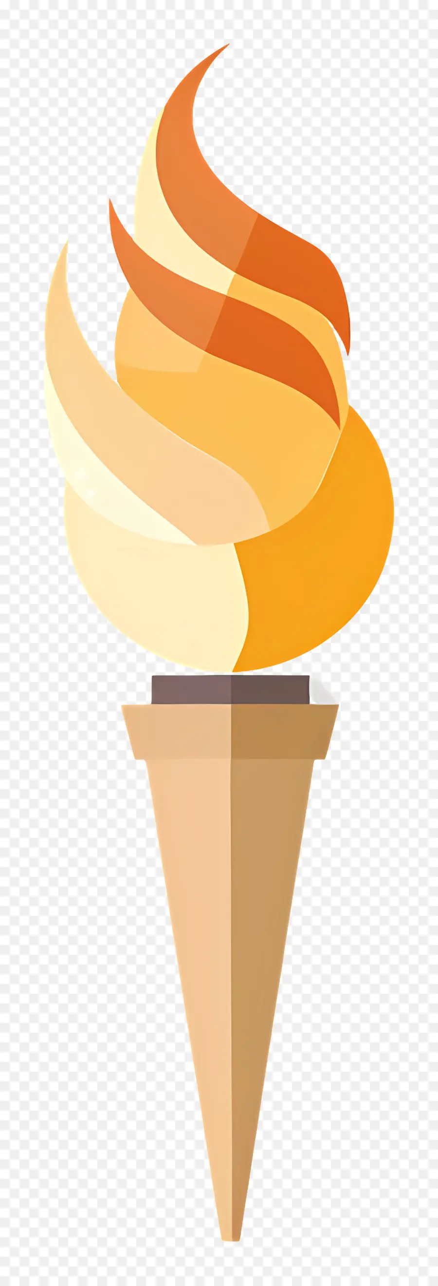 La Antorcha Olímpica，Cono De Helado PNG