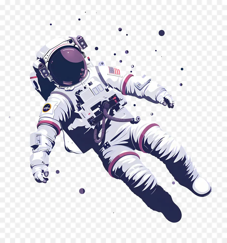 Astronauta Flotante，Astronauta PNG