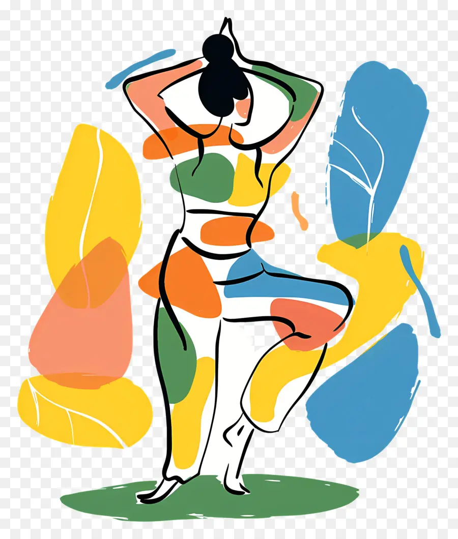 Mujer Haciendo Yoga，Mujer PNG