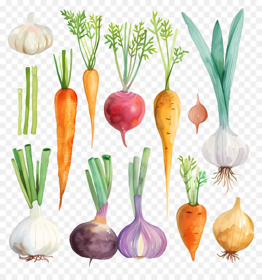 Verduras，Las Zanahorias PNG