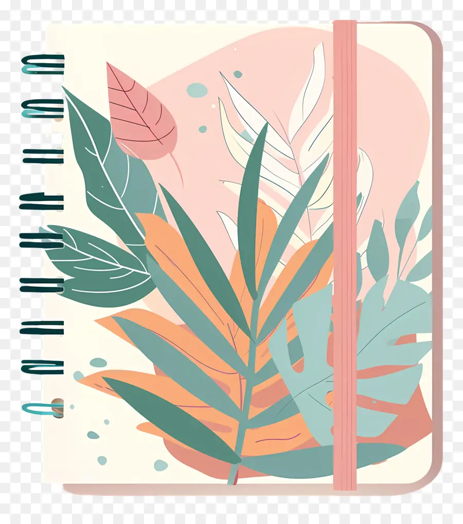 Portátil，Cuaderno Tropical PNG