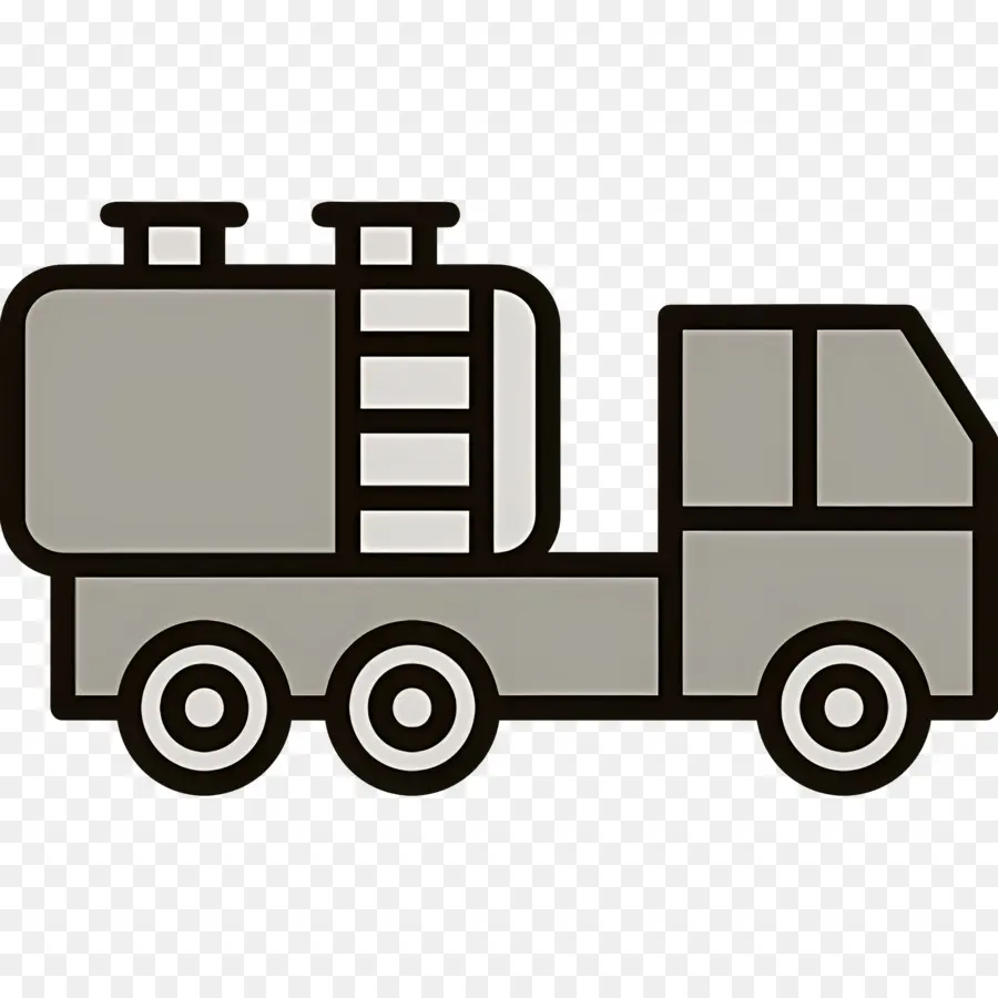 Tanque De Agua De Camiones，Camión De Gasolina PNG