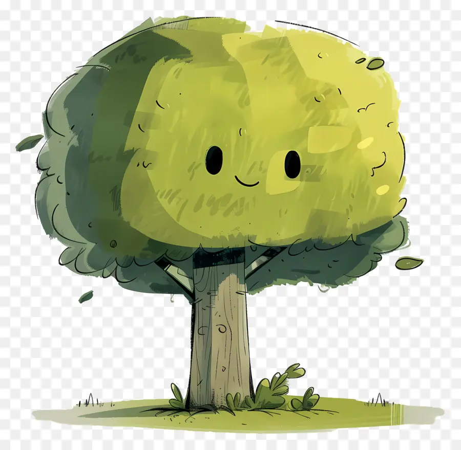 Dibujos Animados De árbol，Lindo árbol PNG