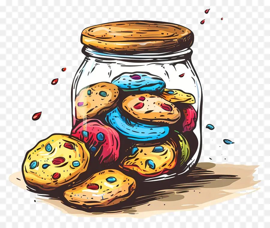 Tarro De Galletas，Galletas PNG