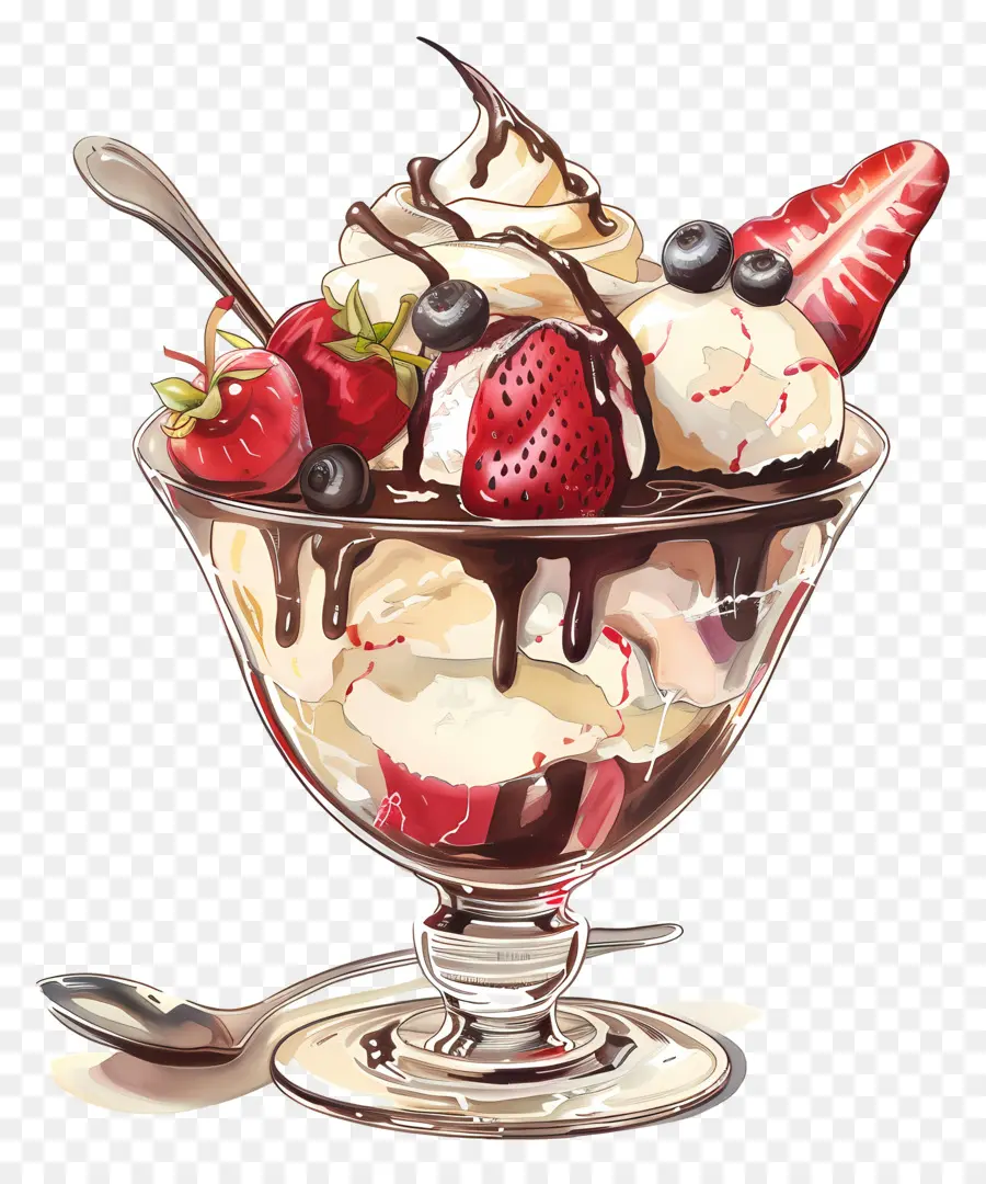 Copa De Helado，Helado PNG