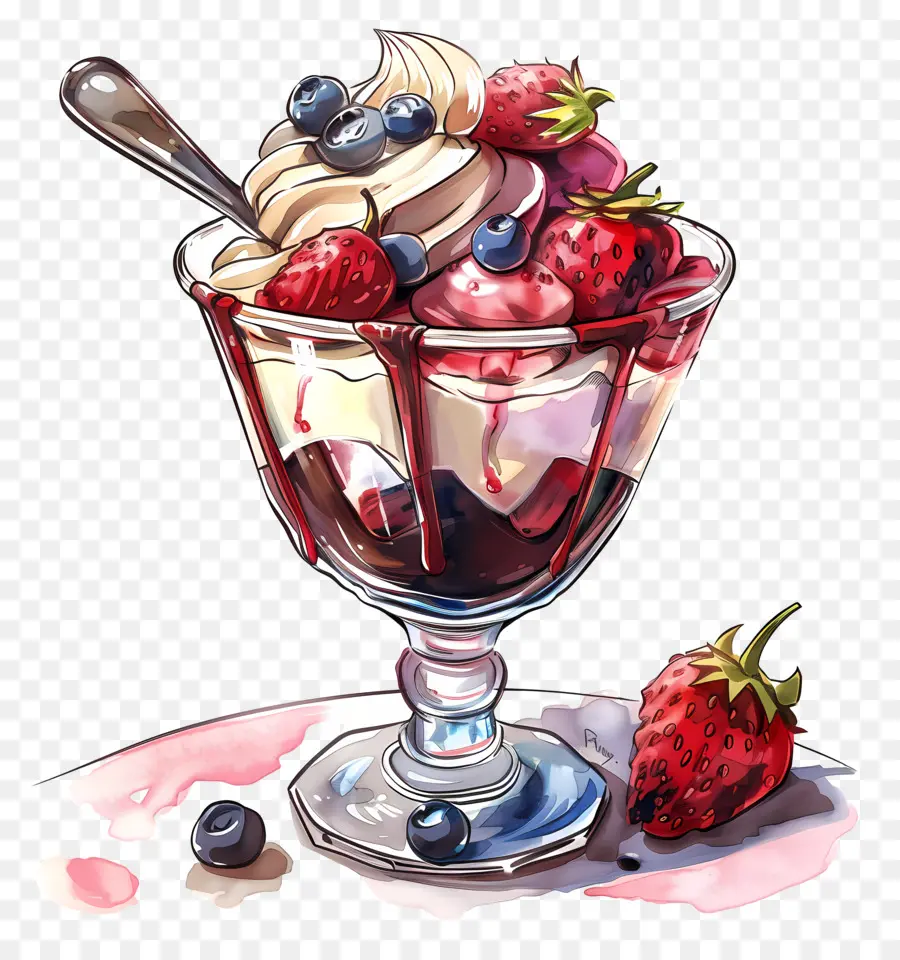 Copa De Helado，Helado PNG