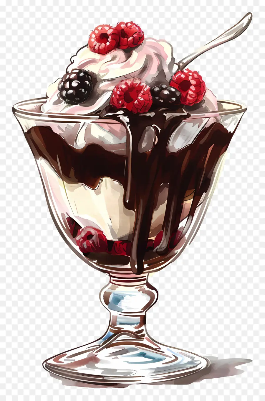 Helado De Helado，Postre PNG