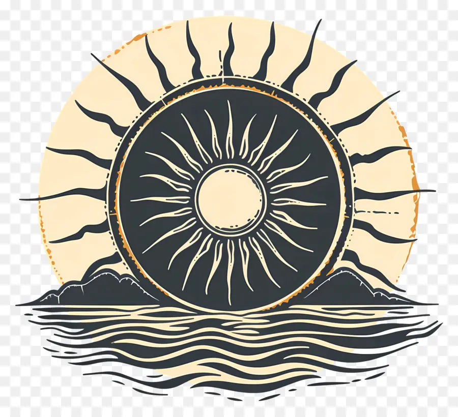 Sol, Silueta，Sol PNG