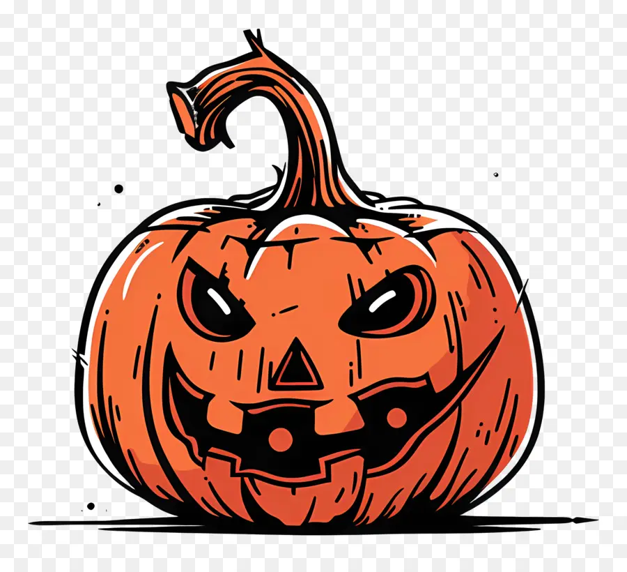 Jack O Linterna，Calabaza Negra PNG