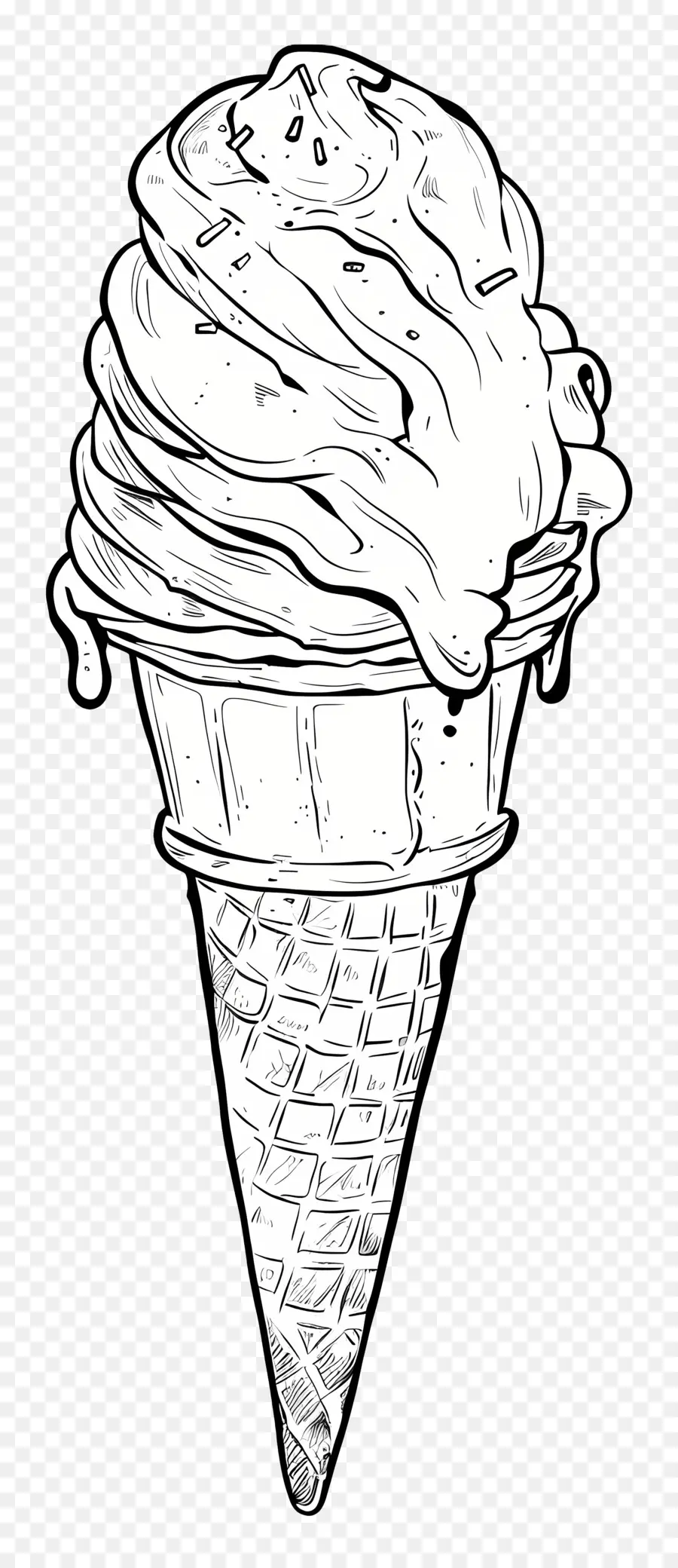 Helado，Cono De Helado PNG