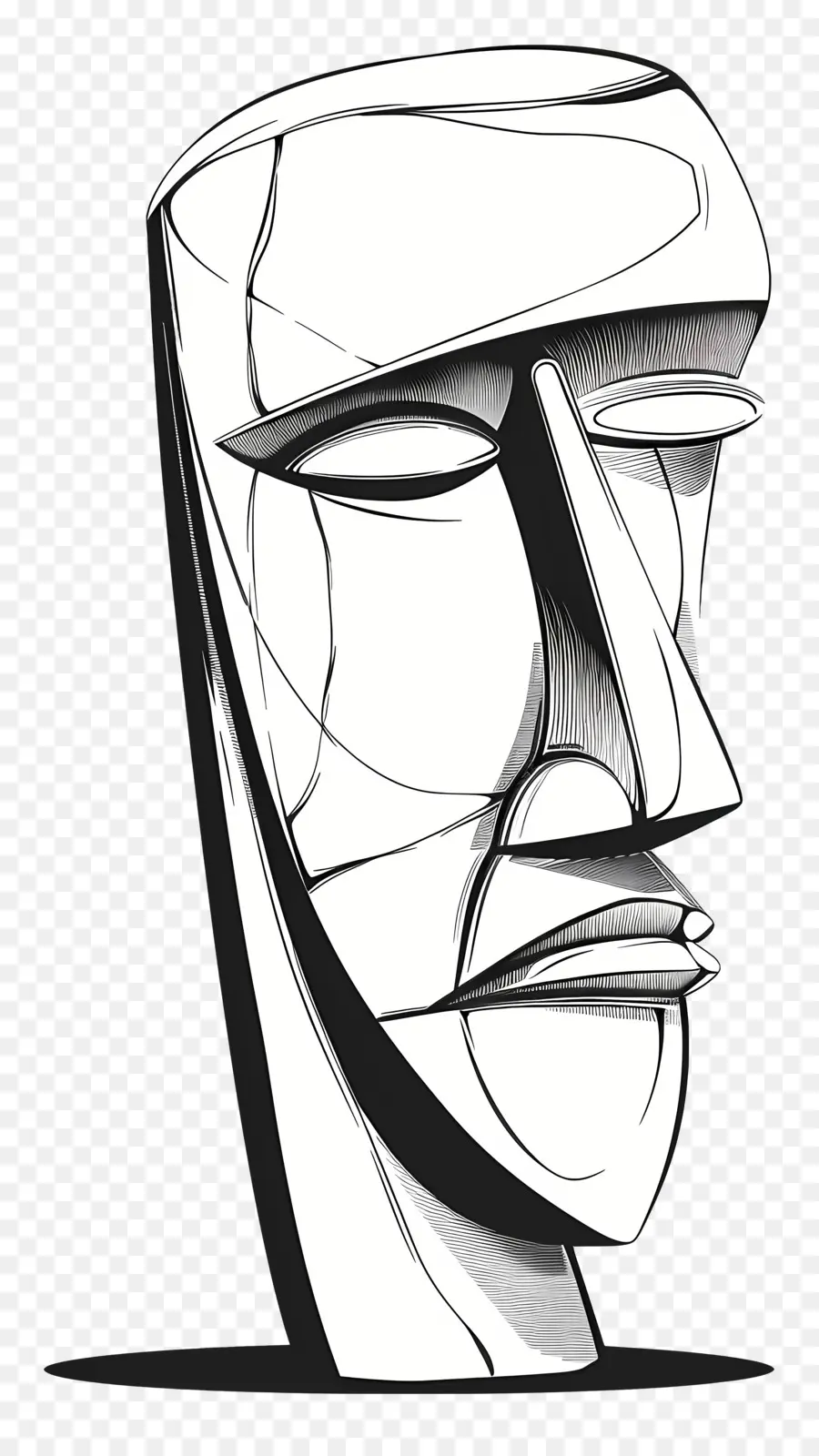 Cabeza De Escultura，La Cara PNG