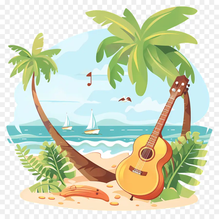 Melodías De Playa，Playa Tropical PNG