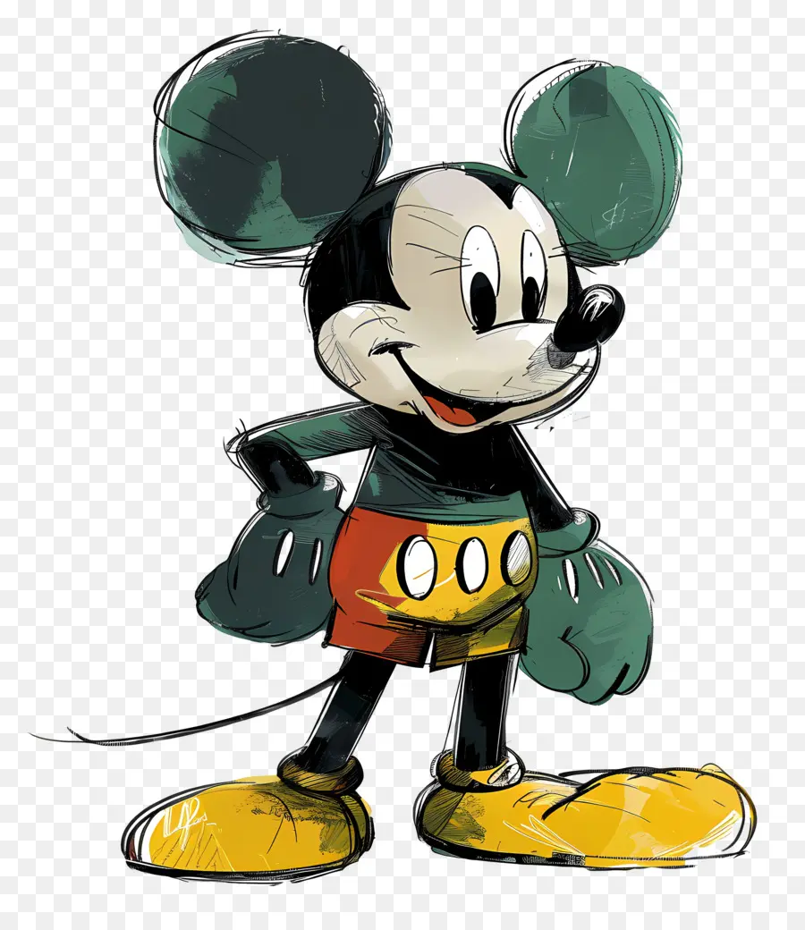 Ratoncito Mickey，Ratón PNG