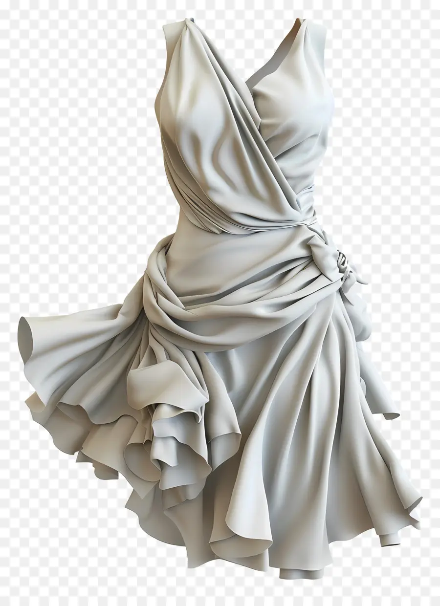 Vestido De Verano，Modelo De Vestimenta 3D PNG