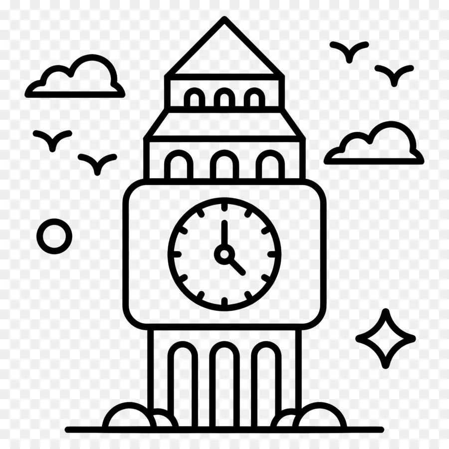 Gran Ben De Londres，Torre Del Reloj PNG