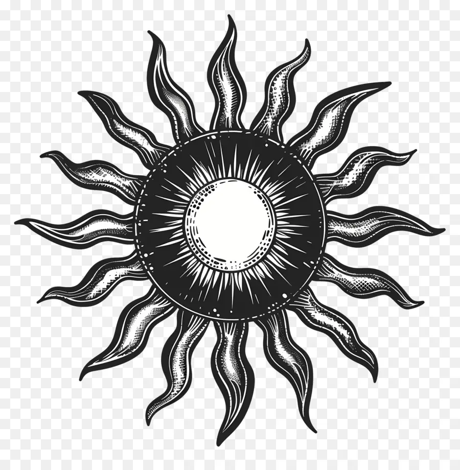 Silueta Del Sol，Sol PNG