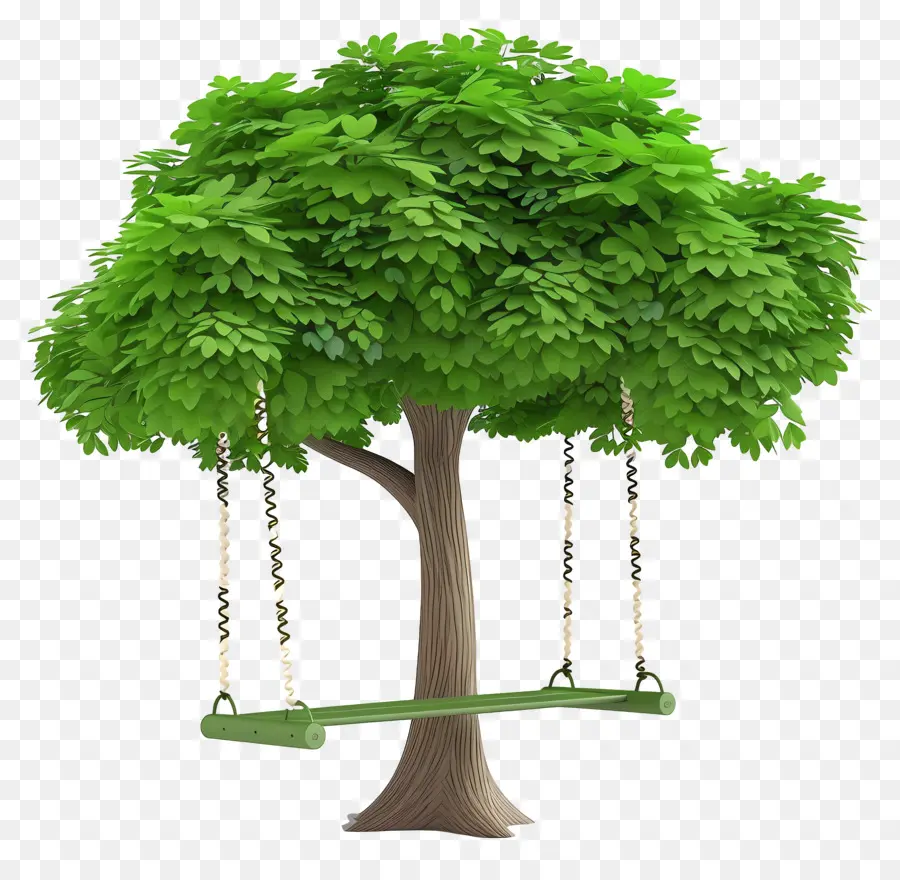 Verano，árbol De Swing PNG