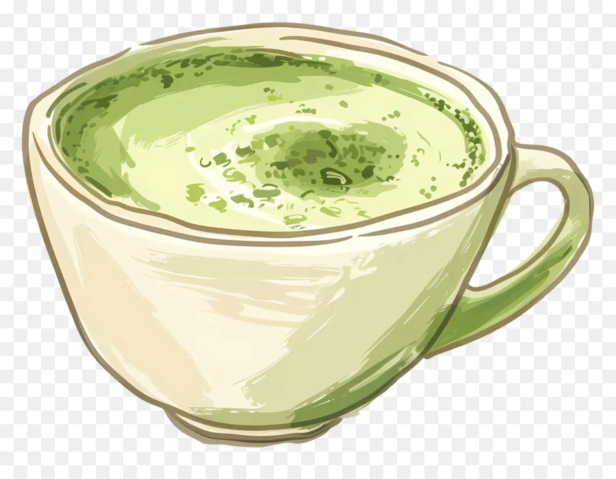 El Té Matcha，Té Verde PNG