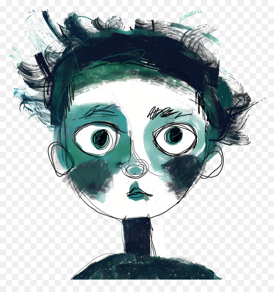 Niño，El Pelo Verde PNG