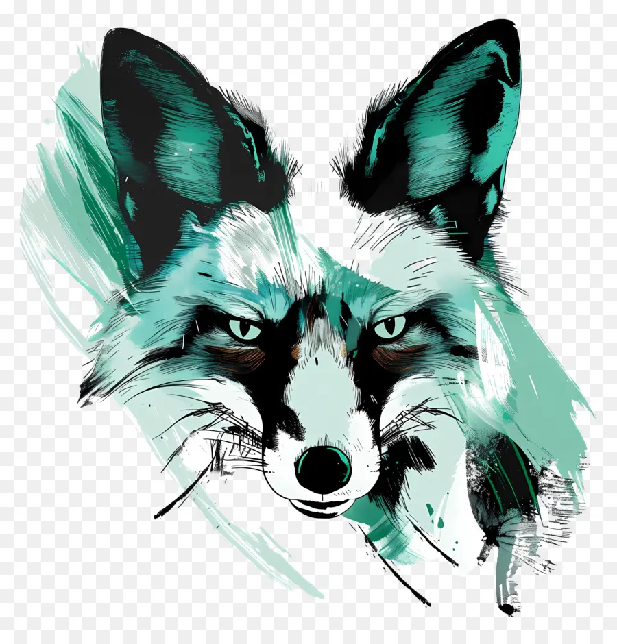 Fox，Pintura PNG