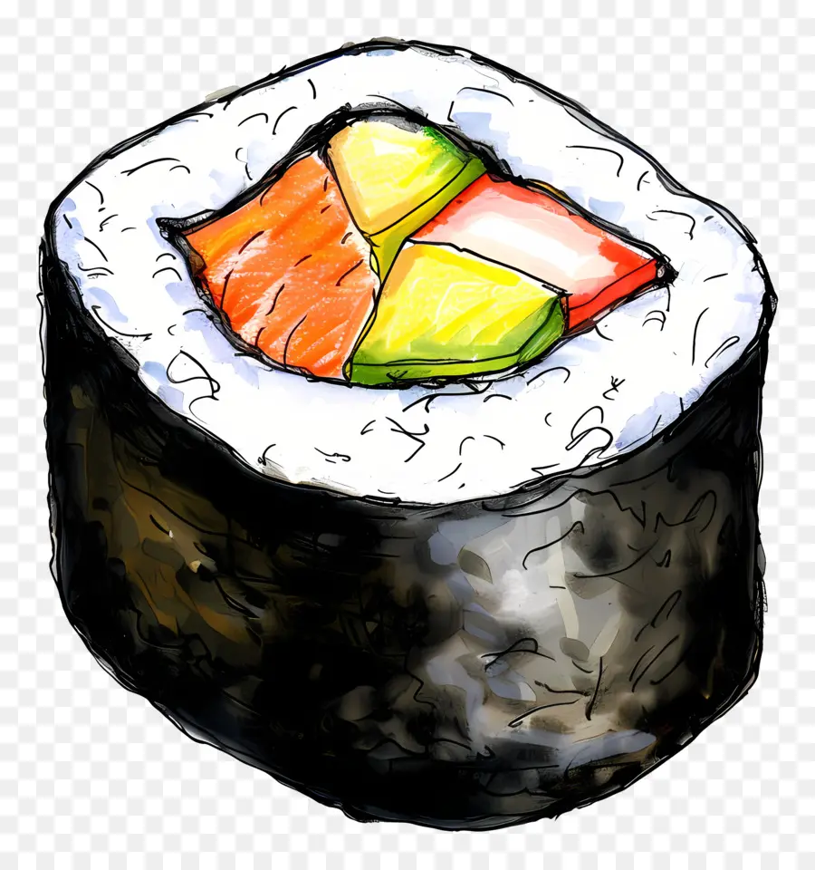 Sushi，Rollo PNG