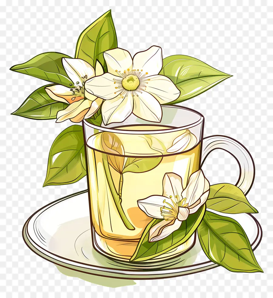 Té De Jazmín，Taza De Té PNG