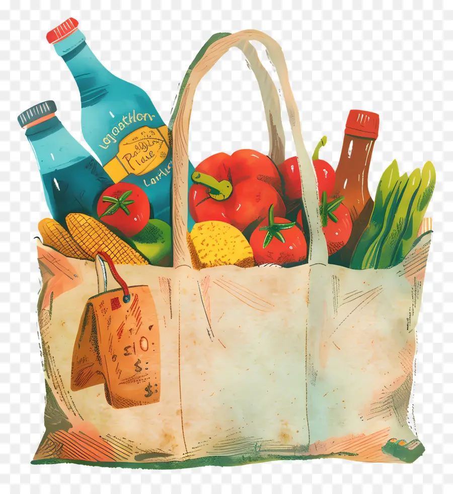 Bolsa De Comestibles，Grocery PNG