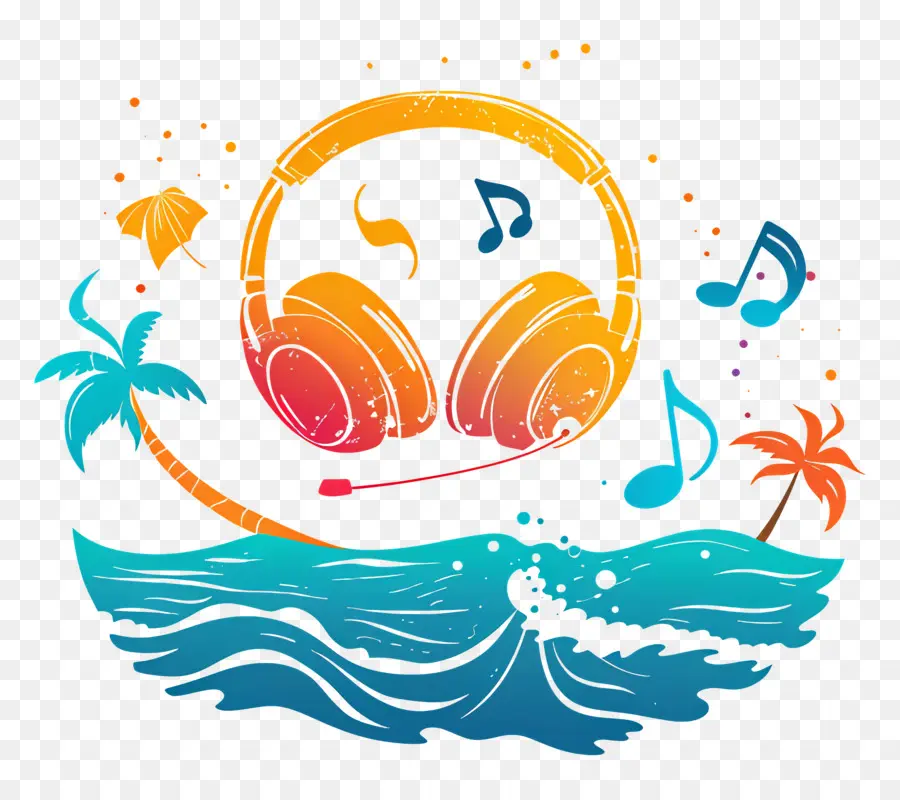 Melodías De Playa，Vacaciones En La Playa PNG
