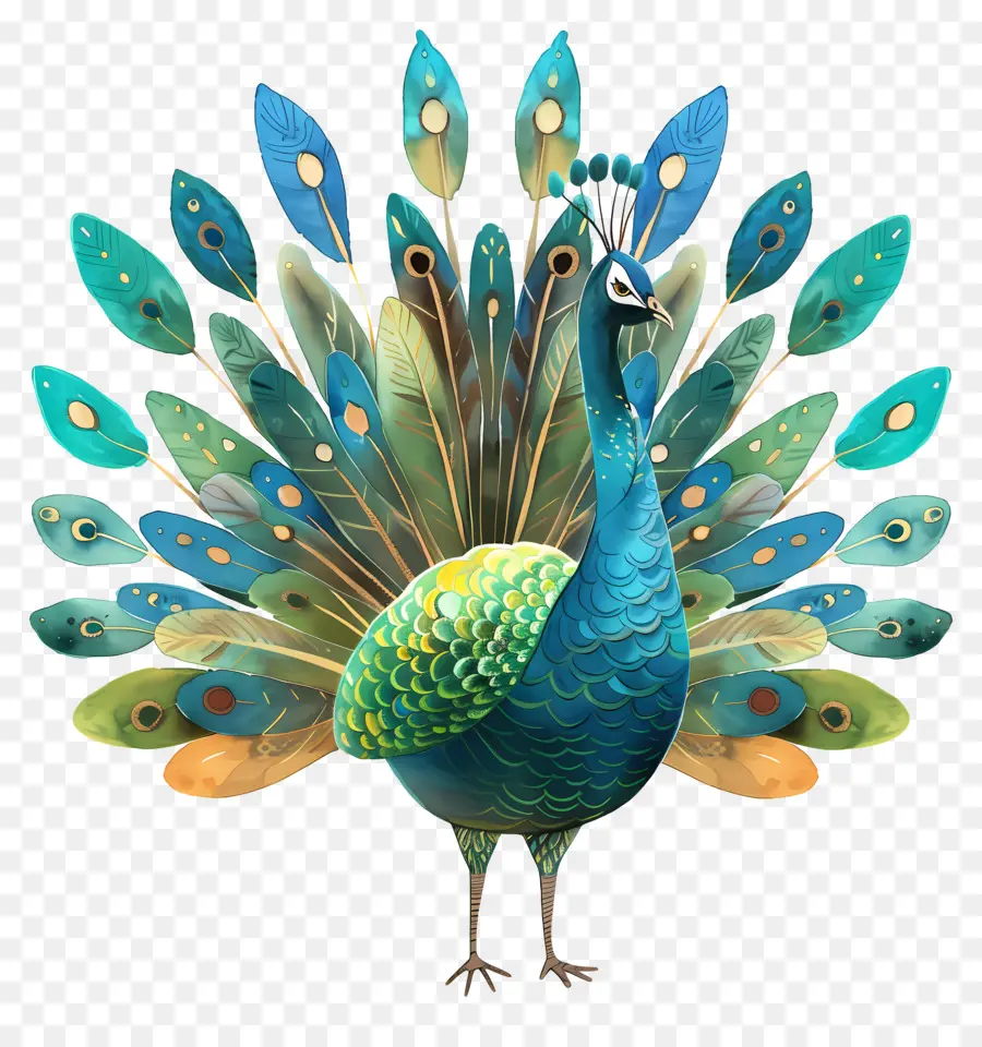 Dibujos Animados De Pavo Real，Pavo Real PNG