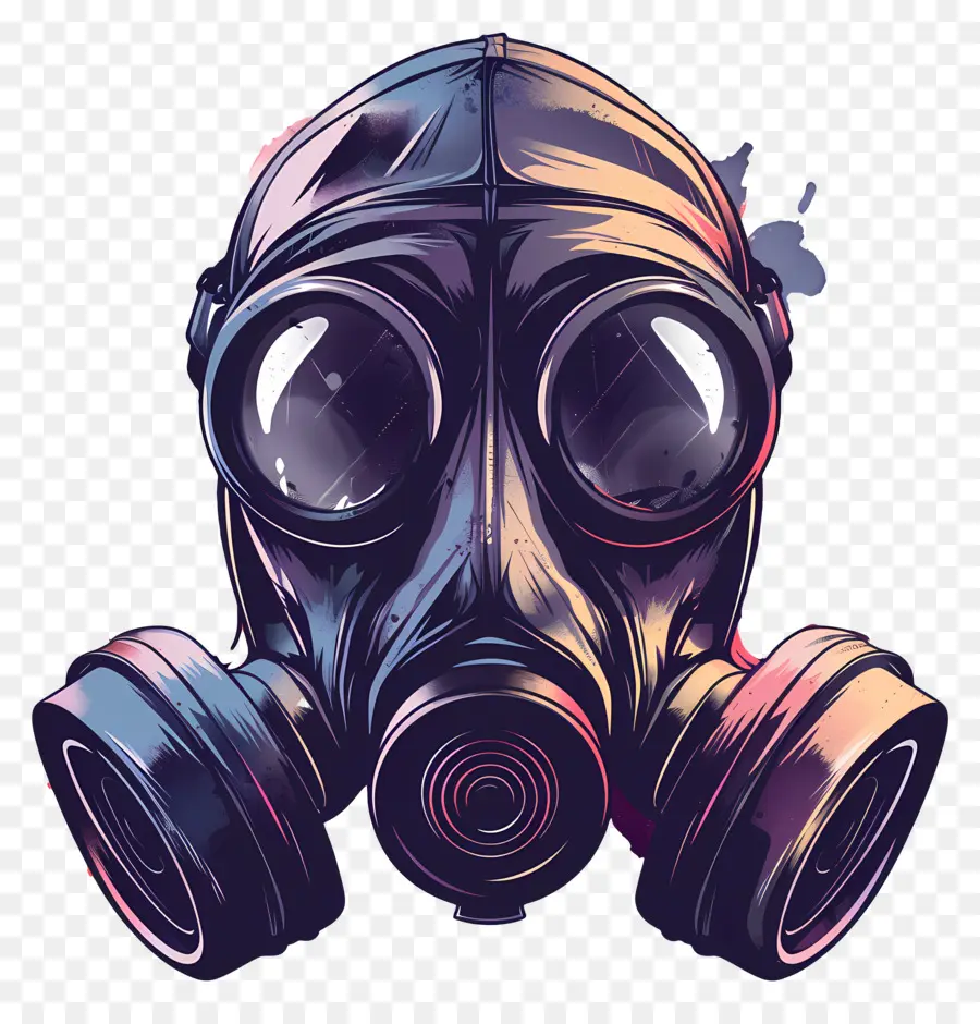 Máscara De Gas，Contaminantes En El Aire PNG