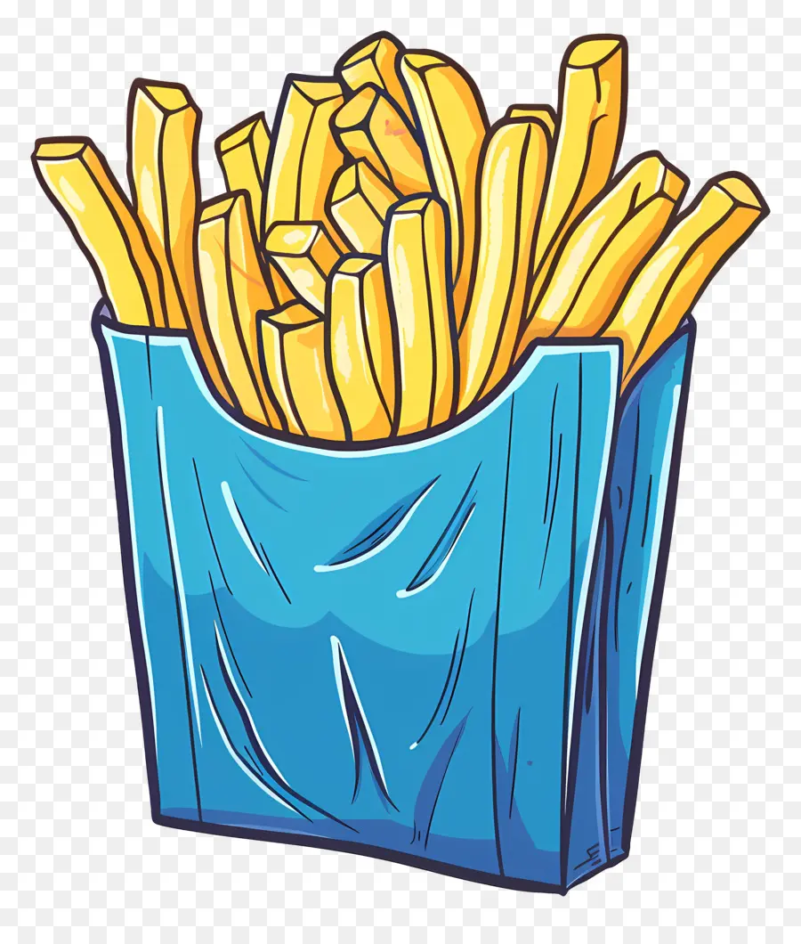 Las Papas Fritas，Comida Rápida PNG