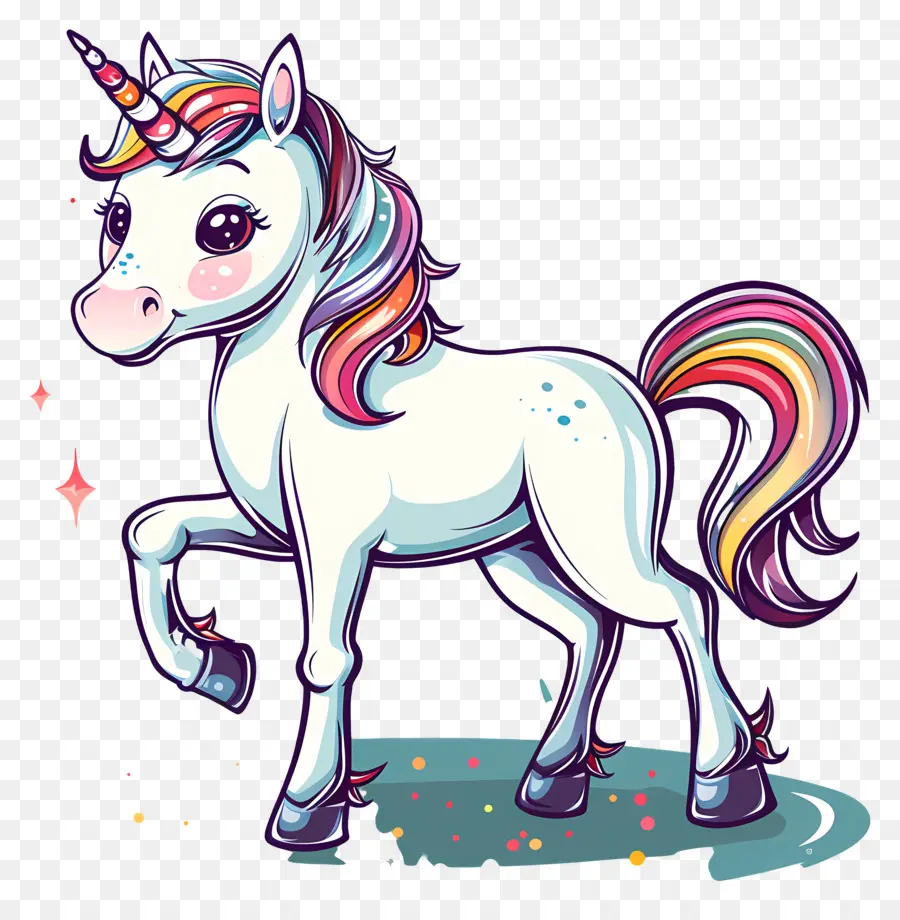 Lindo Unicornio，Unicornio PNG