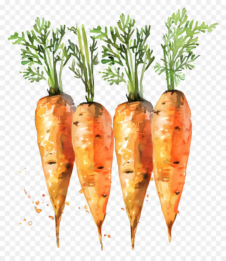 Las Zanahorias，Verduras PNG