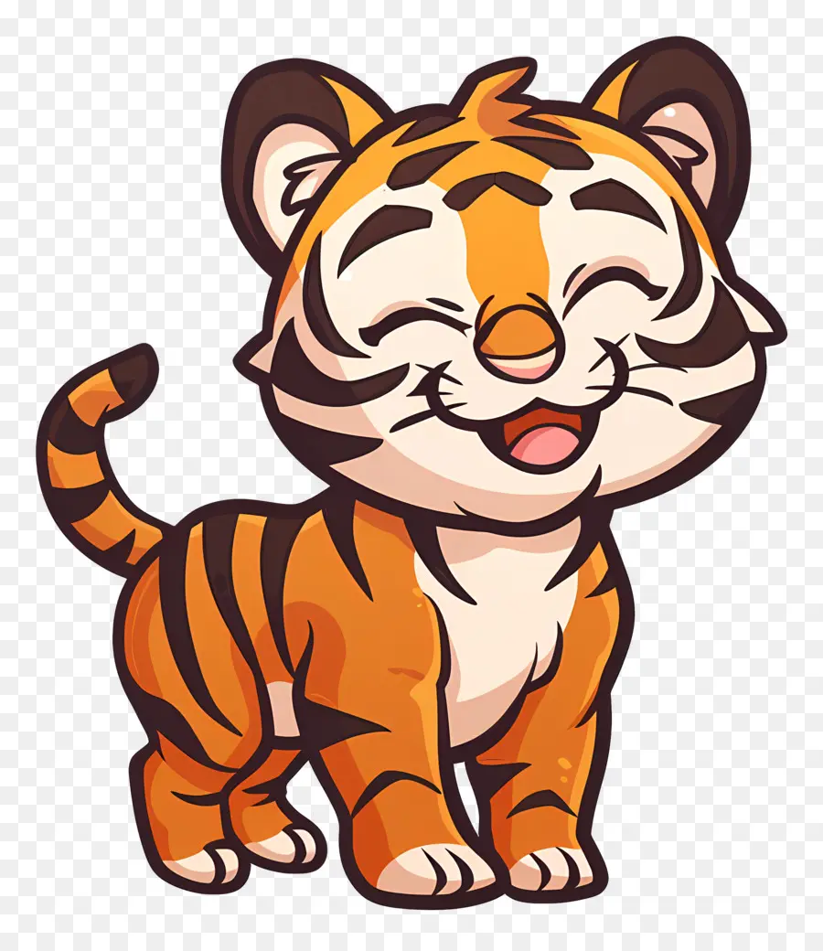 Lindo Tigre，Dibujos Animados PNG