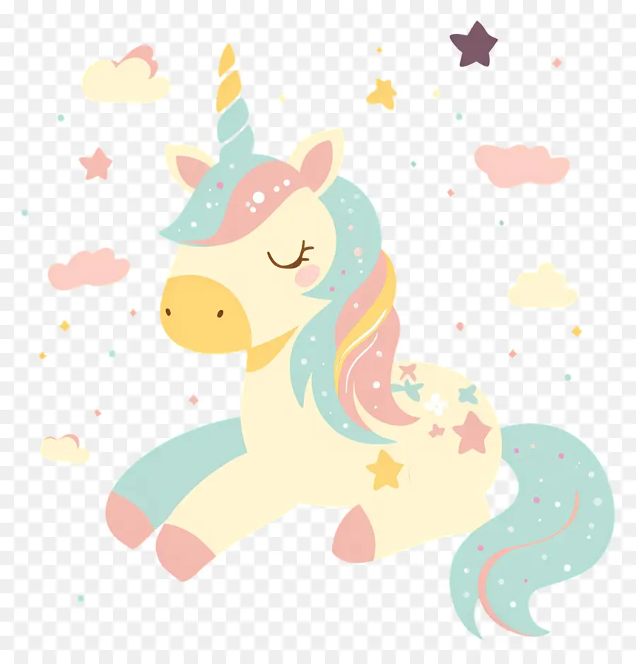 Lindo Unicornio，Dibujos Animados De Unicornio PNG