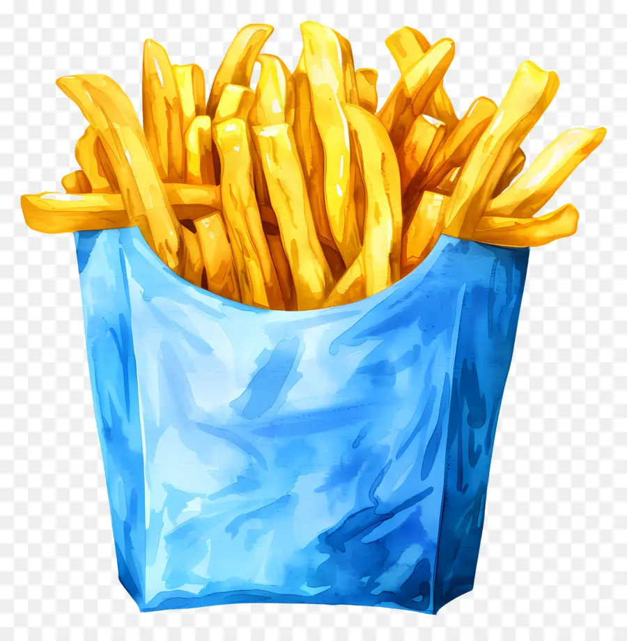 Las Papas Fritas，Comida Rápida PNG