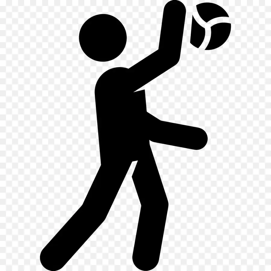 Jugador De Voleibol，Fotografía En Blanco Y Negro PNG