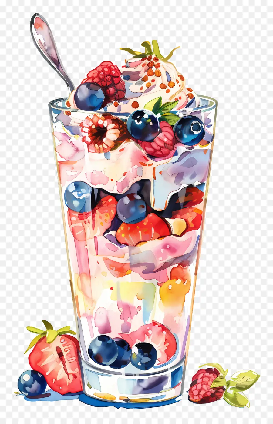 Parfait De Yogur，Parfait De Frutas PNG