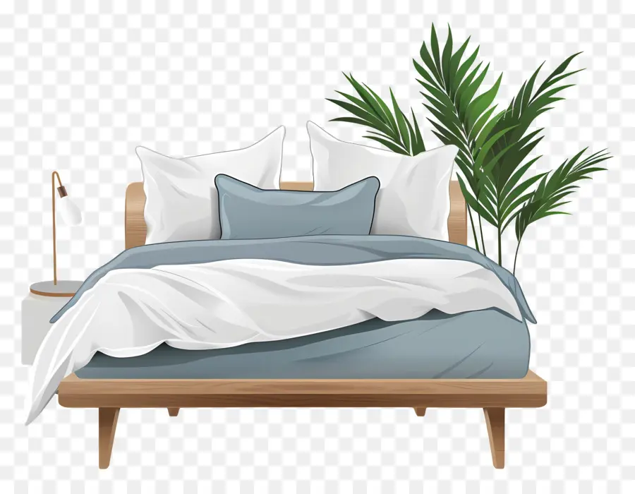 Cama Moderna，Decoración Del Dormitorio PNG