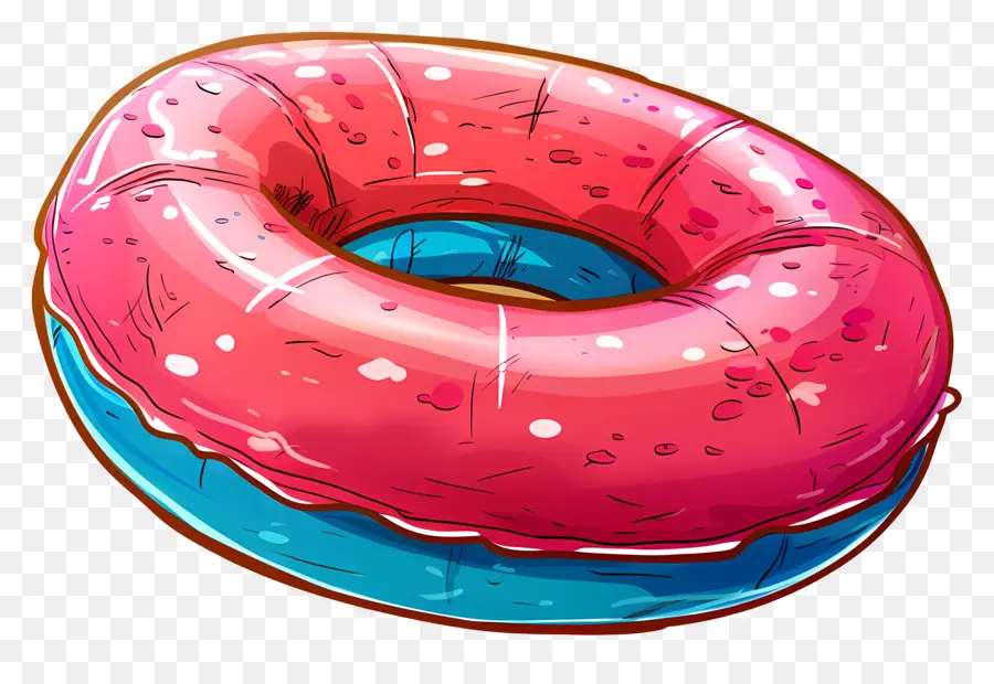 Piscina De Flotación，Donut PNG