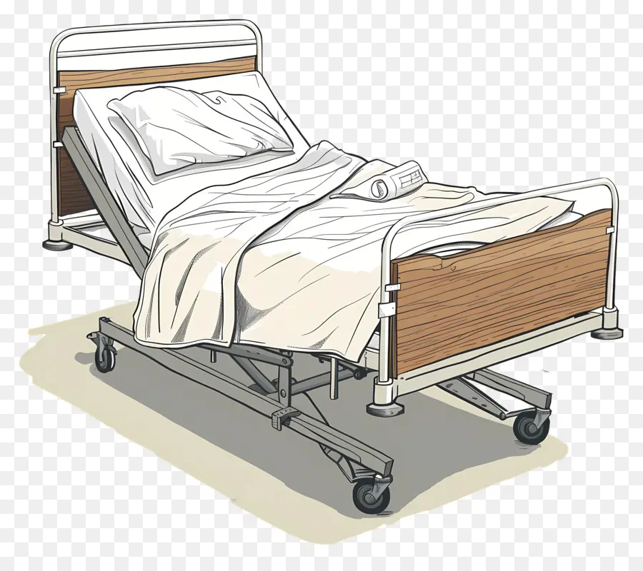 Cama De Hospital，Equipos Médicos PNG