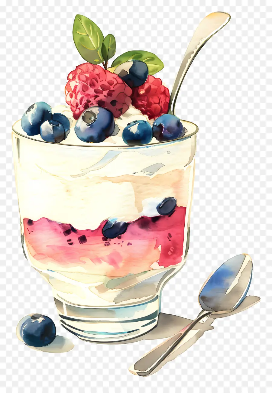 Parfait De Yogur，Parfait De Frutas PNG